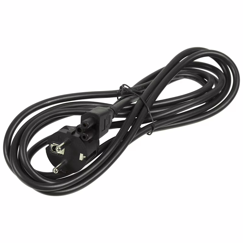 Кабель питания C5 3.0m 0.75mm2 Merlion (PC-186 CEE7/7-IECC5CCA30)
