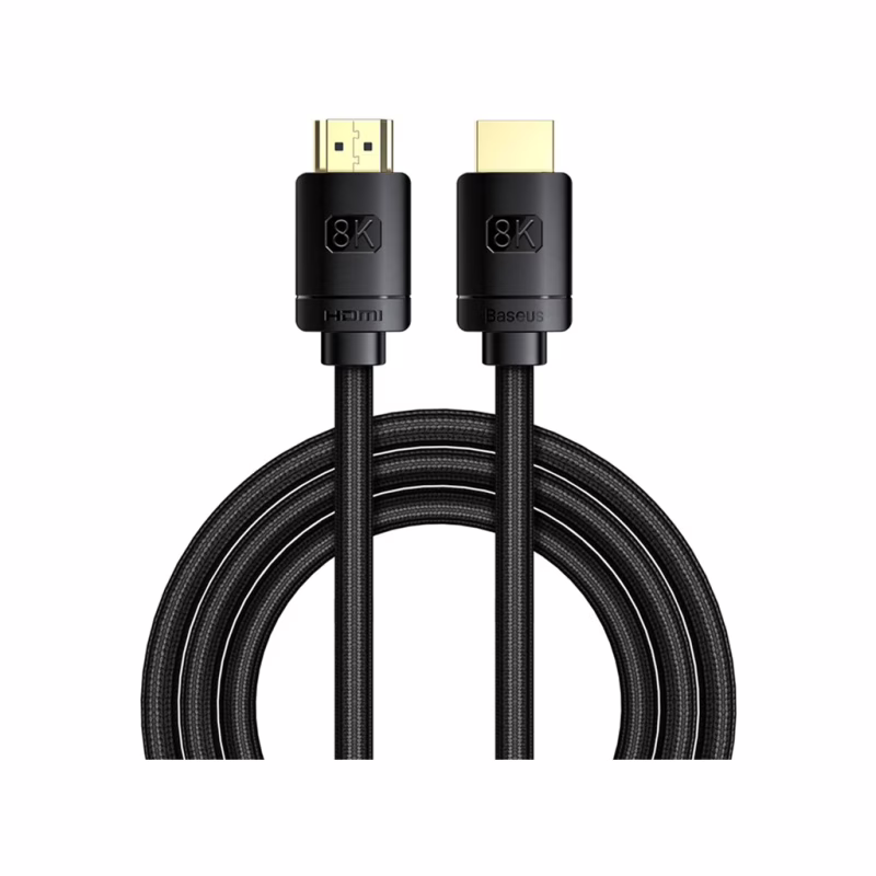 Кабель мультимедійний HDMI M to HDMI M 1.0m V2.1 Baseus (CAKGQ-J01)