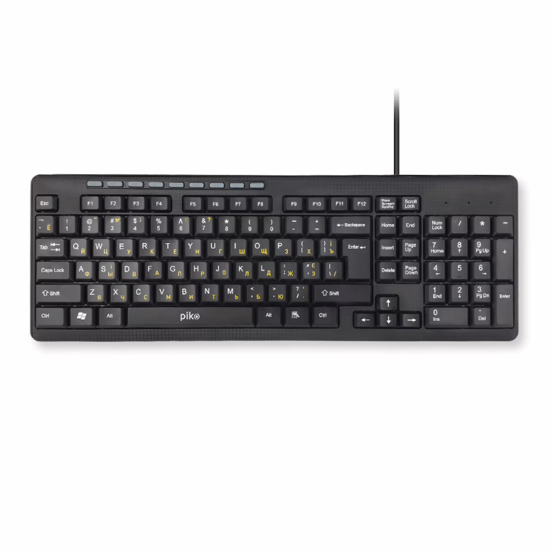 Клавиатура Piko KB-108 USB Black (1283126467103)