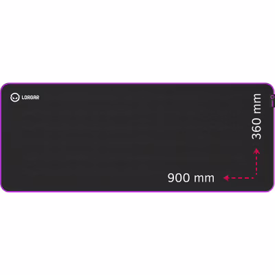 Килимок для мишки Lorgar Main 319 Black/Purple (LRG-GMP319)