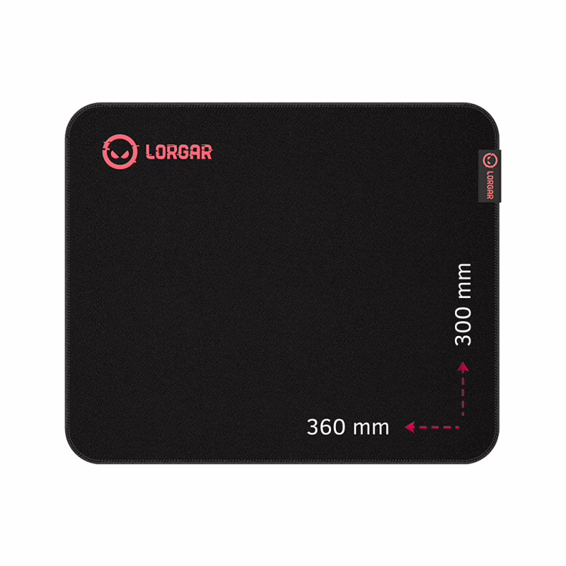 Коврик для мышки Lorgar Main 323 Black/Red (LRG-GMP323)