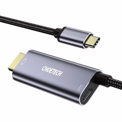 Кабель мультимедийный USB-C to HDMI M 1.8m 4K60Hz Choetech (XCH-M180GY)