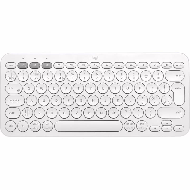 Клавіатура Logitech K380s Multi-Device Bluetooth UA White (920-011852)