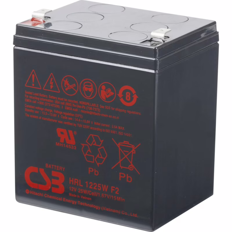 Батарея до ДБЖ CSB HRL1225WF2FR 12V 5.8Ah (HRL1225WF2)