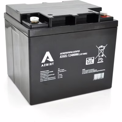 Батарея к ИБП AZBIST 12V 40 Ah Super GEL (ASGEL-12400M6)