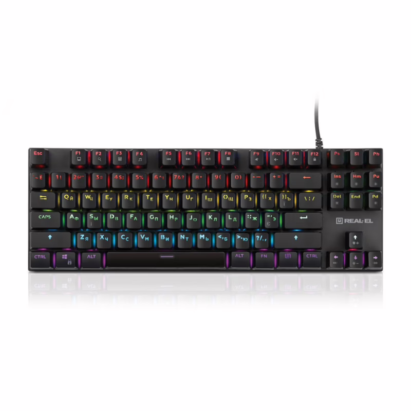 Клавіатура REAL-EL M 05 USB Grey (EL123100044)