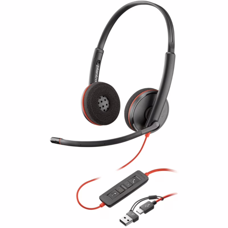 Навушники Poly Blackwire 3220 USB-A/C (8X228AA)