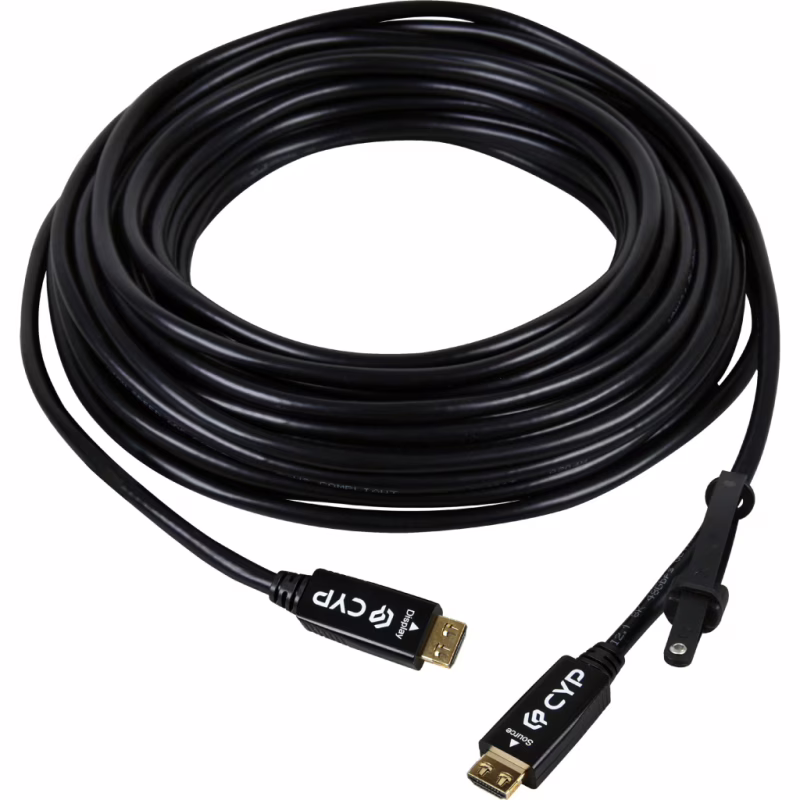 Кабель мультимедийный HDMI M to HDMI M 15.0m active optic 8K Cypress (CBL-FH510-015)