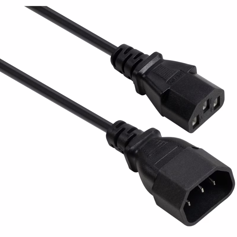 Кабель питания C13 to C14 1.8m 0.75mm2 copper Vinga (VYPCC13141875CU)