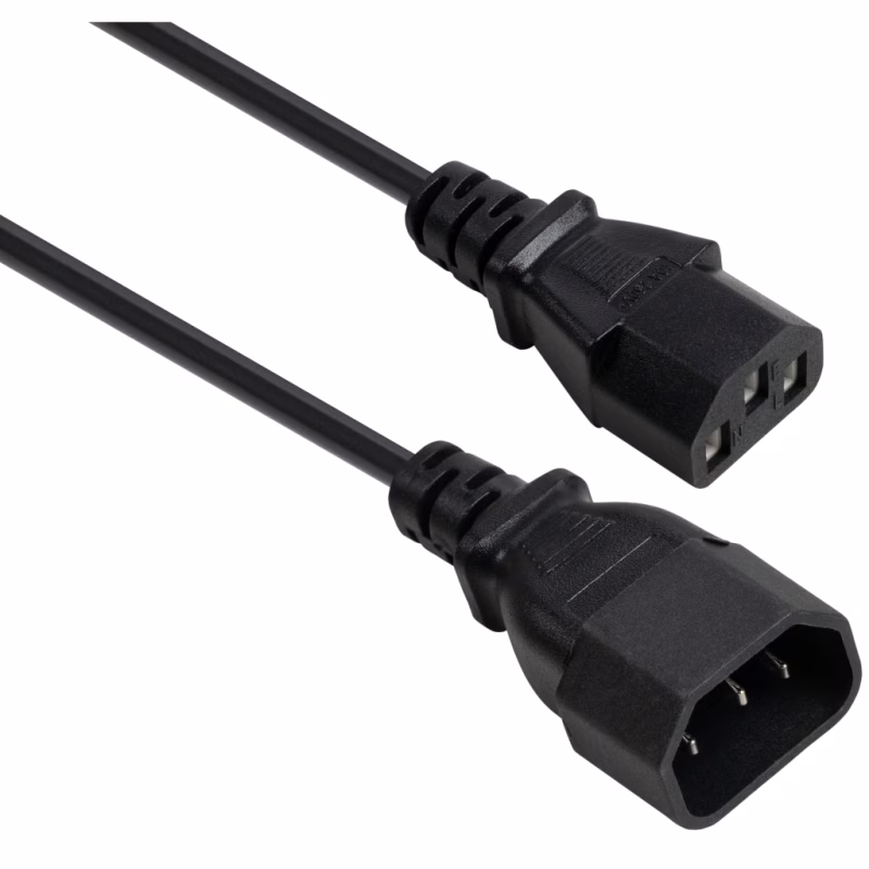 Кабель живлення C13 to C14 1.8m 0.75mm2 copper Vinga (VYPCC13141875CU)