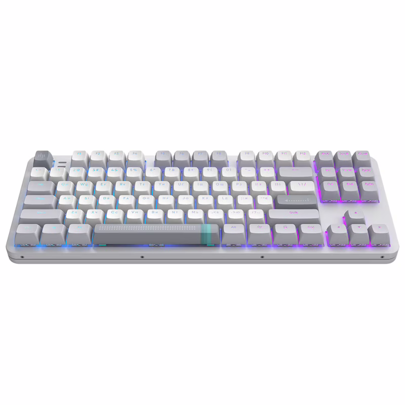 Клавіатура Dark Project ALU87 Daylight ABS RGB Mech G3MS Zircon White/Grey (DPKB_DAYLIGHT_87_ANSI_UA)