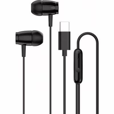 Наушники Canyon SEP-5 Type-C Black (CNS-CEP5B)