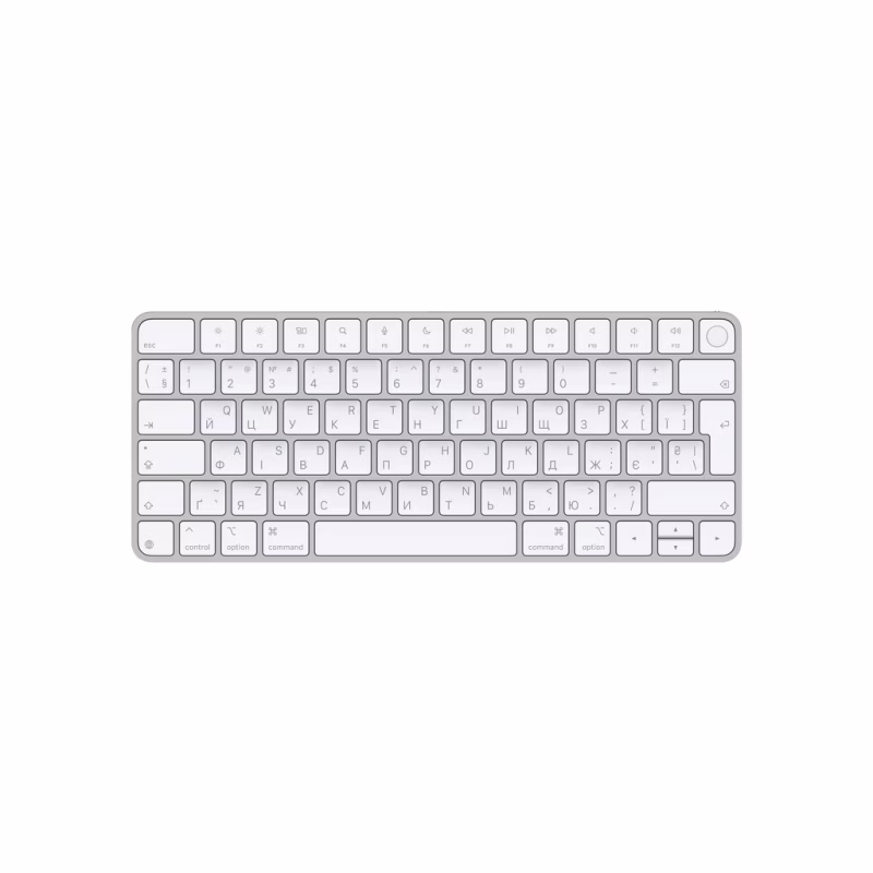 Клавіатура Apple Magic Keyboard with Touch ID Bluetooth/USB-C UA White (MXCK3UA/A)