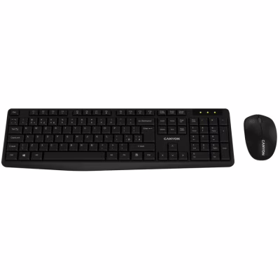 Комплект Canyon SET-W01 Wireless Black (CNE-HSETW01)