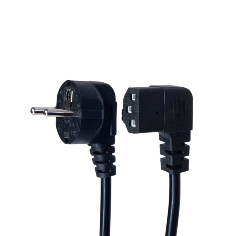 Кабель живлення C13 1.8m 90° corner black Armorstandart (ARM73124)
