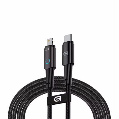 Дата кабель USB-C to Lightning 1.2m 20W black Armorstandart (ARM75865)