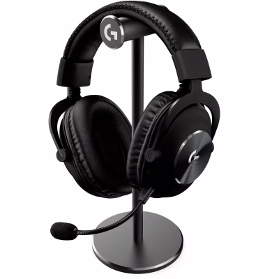 Наушники Logitech G PRO X Gaming Headset + Stand USB Black (991-000358)