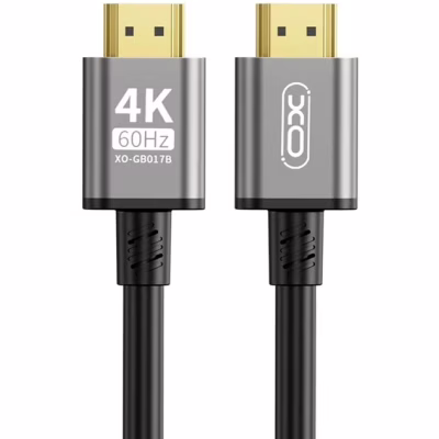 Кабель мультимедійний HDMI M to HDMI M 5.0m V2.0 black XO (GB017B-HDMI.tranish)