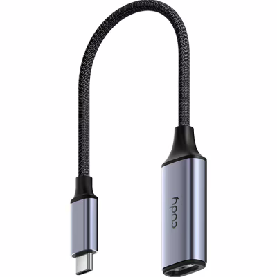 Переходник USB-C to HDMI 4K60Hz Grey Cudy (UH401)