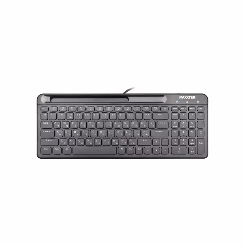 Клавіатура Maxxter KB-01B-UA USB Black (KB-01B-UA)