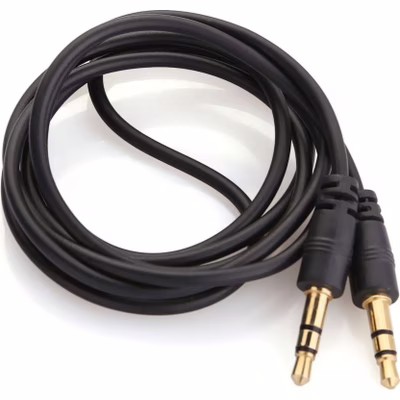 Кабель мультимедійний 3.5mm M to 3.5mm M 5.0m black Voltronic (YT-AUXGJ(M)/(M)-5.0-B)