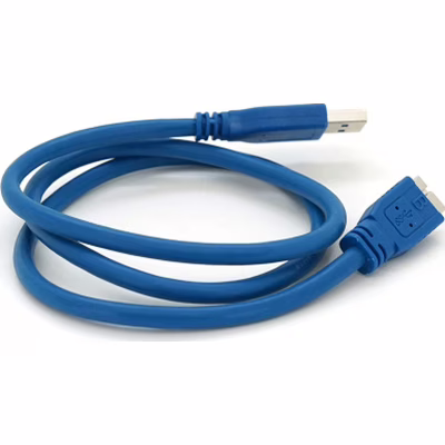 Дата кабель USB 3.0 AM to Micro B 0.8m black Voltronic (YT-3.0AM\Micro-B-0.8B)