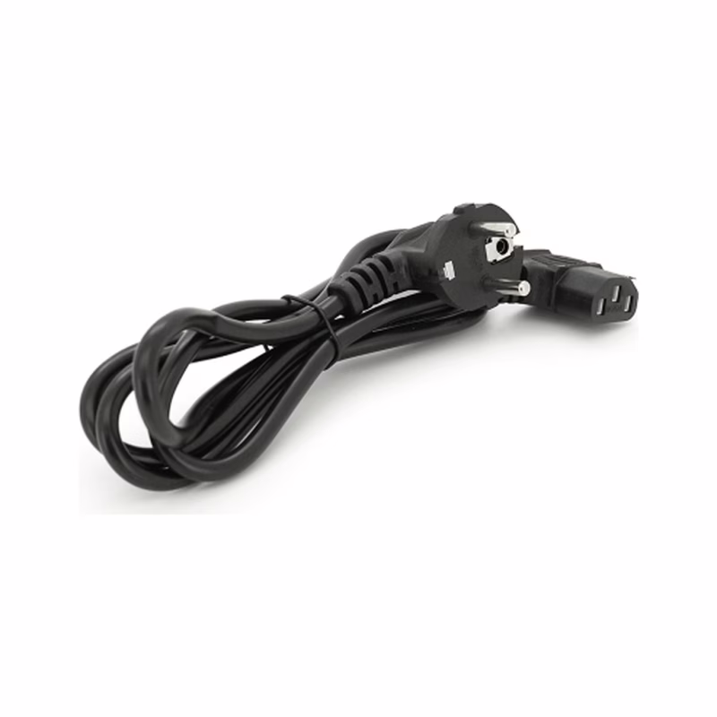 Кабель живлення C13 1.5m 0.75mm2 90° corner Voltronic (PC-186A CEE7/7-C13-CCA15)