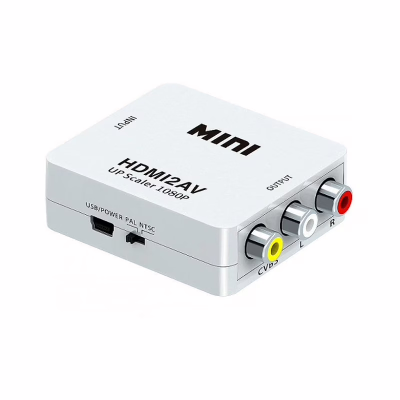 Переходник HDMI F to 3xRCA F AV 720P/1080P white Voltronic (YT-CM-HDMI/AV-W)