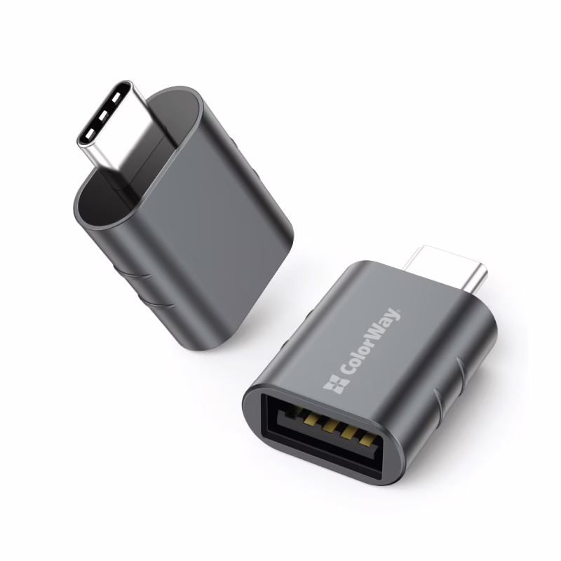 Переходник OTG USB 3.2 AF to USB-C ColorWay (CW-AD-AC3)