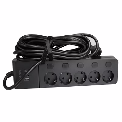 Мережевий фільтр живлення Patron SP1655-USB (EXT-PN-SP-1655-USB)