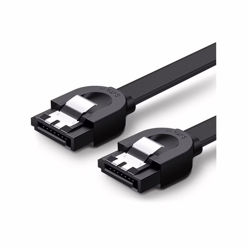 Кабель для передачи данных SATA 3 Data Cable 0.5m US217 Black Ugreen (30796)