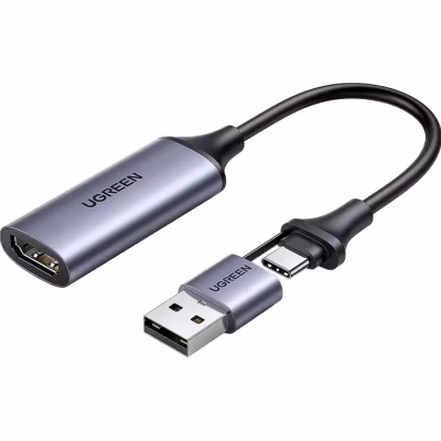 Переходник USB/USB-C to HDMI 4K/60Hz Ugreen (40189)