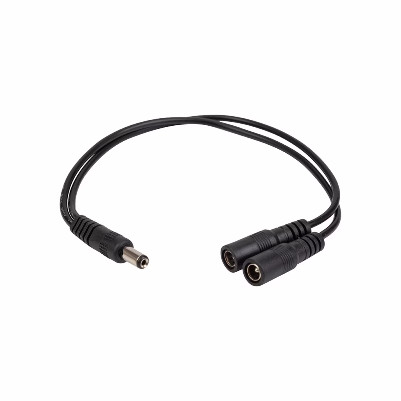 Кабель питания DC M to 2xDC F 5.5x2.1mm PowerPlant (CA914890)