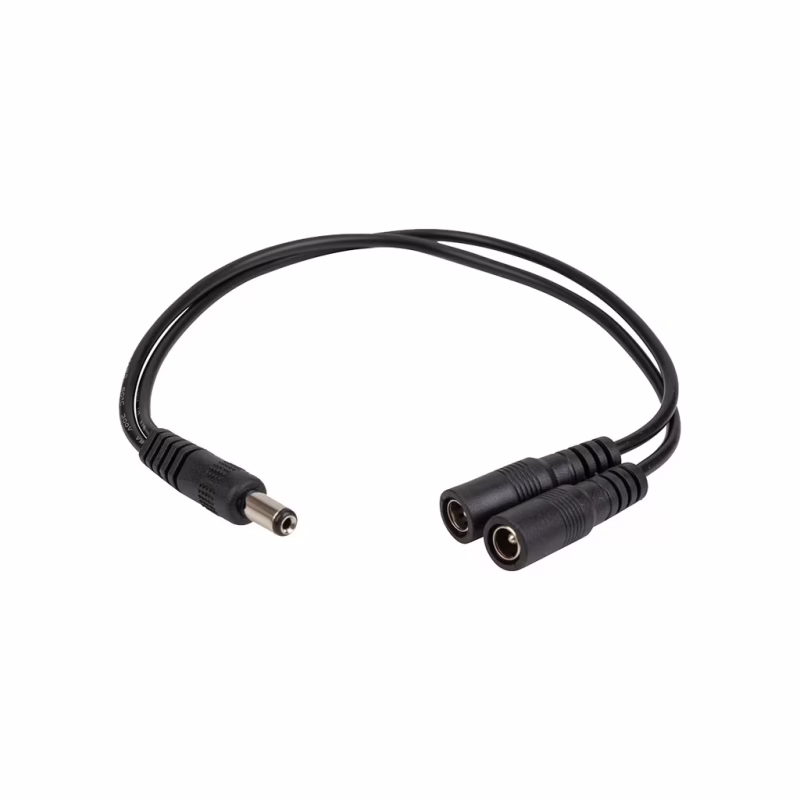 Кабель живлення DC M to 2xDC F 5.5x2.1mm PowerPlant (CA914890)