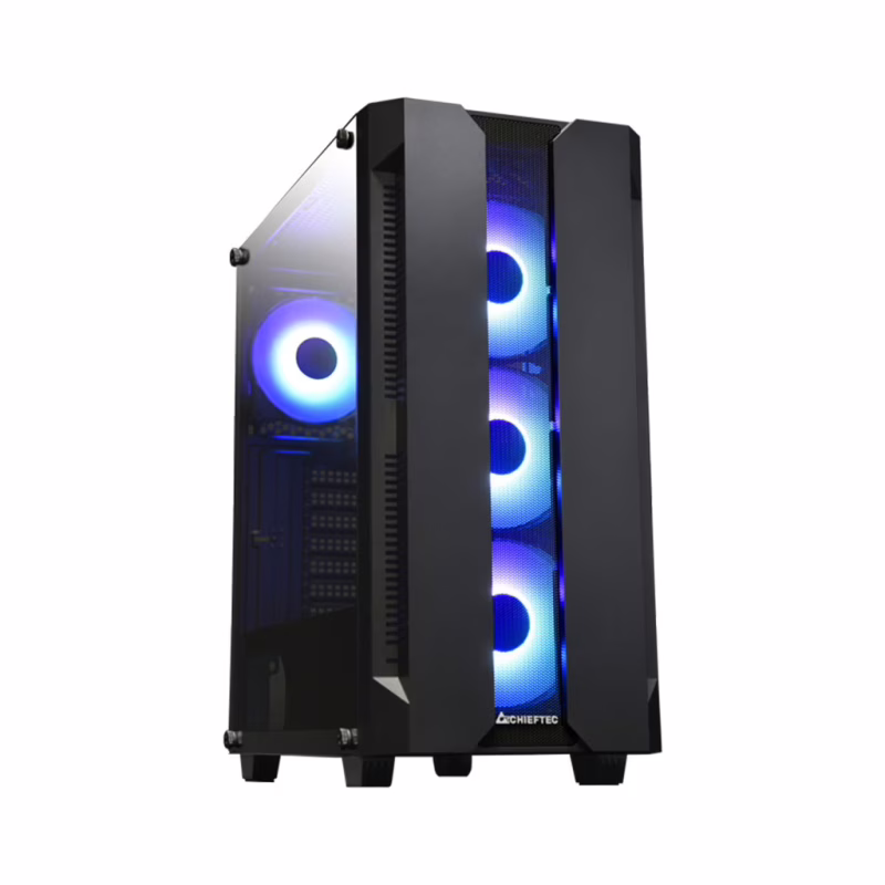 Корпус для ПК Chieftec Gaming Hunter Tempered Glass Edition (GS-01B-OP)