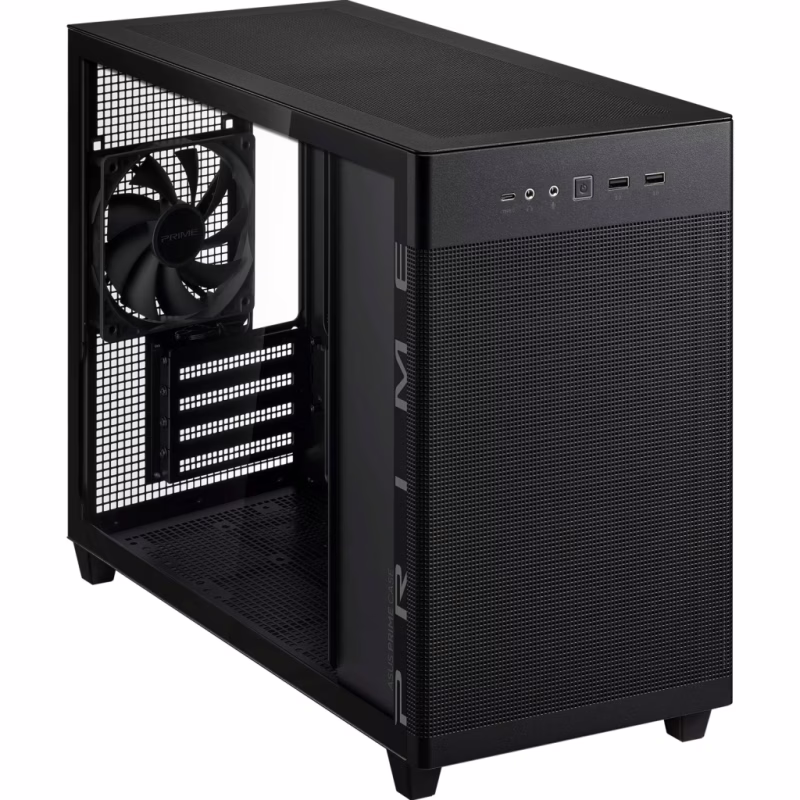 Корпус для ПК ASUS Prime AP201 Black Tempered Glass (90DC00G0-B39010)