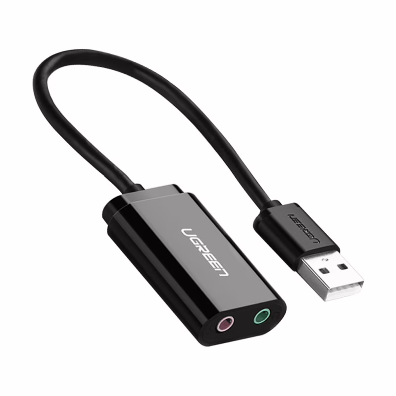 Звуковая плата Ugreen US205 black (30724)