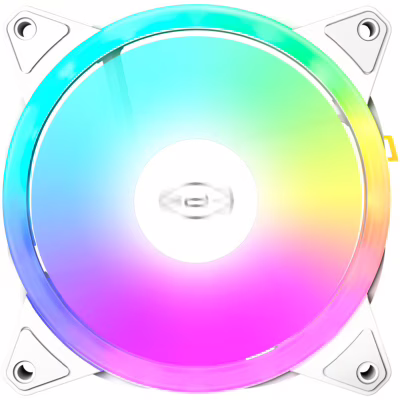 Кулер до корпусу PcCooler F3 T120 ARGB White