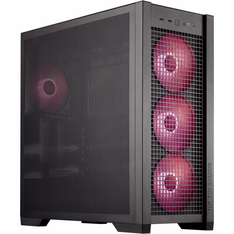 Корпус для ПК ASUS TUF Gaming GT302 ARGB Black (90DC00I0-B19000)
