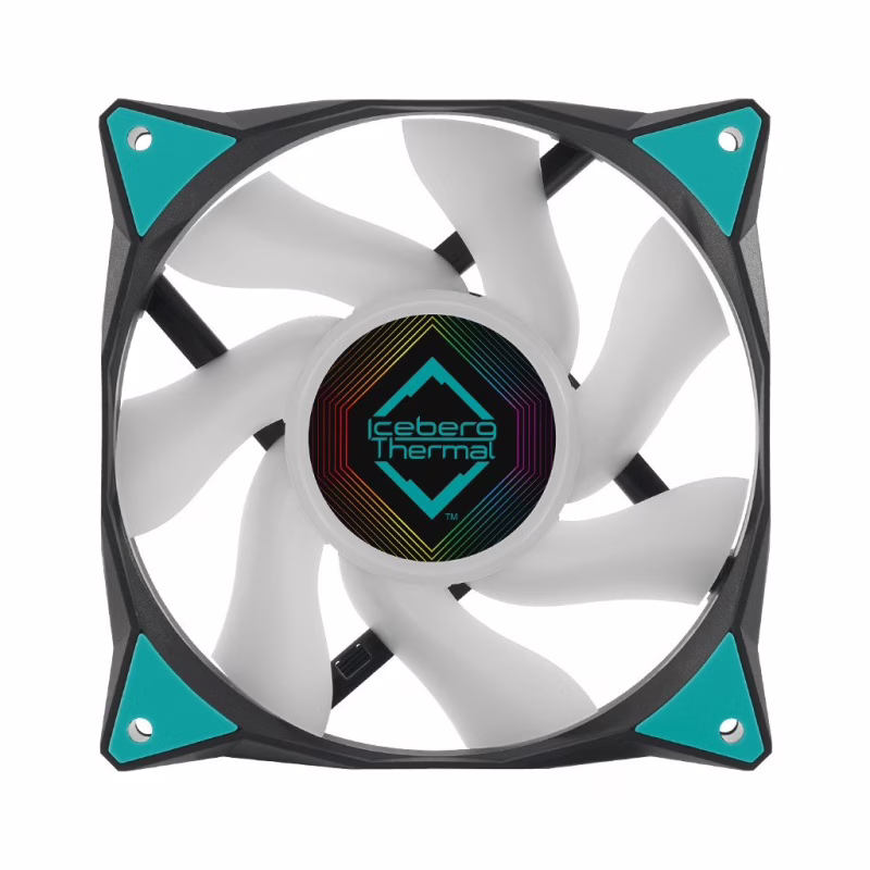 Кулер до корпусу Iceberg Group IceGALE ARGB - 120mm Black (ICEGALE12A-E0A)