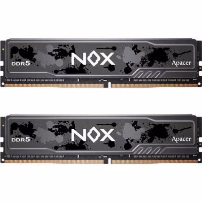 Модуль пам'яті для комп'ютера DDR5 32GB (2x16GB) 6000 MHz NOX Apacer (AH5U32G60C622MBAA-2)