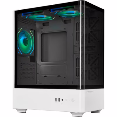 Корпус для ПК Prologix Lumi GM-01AW Glass White