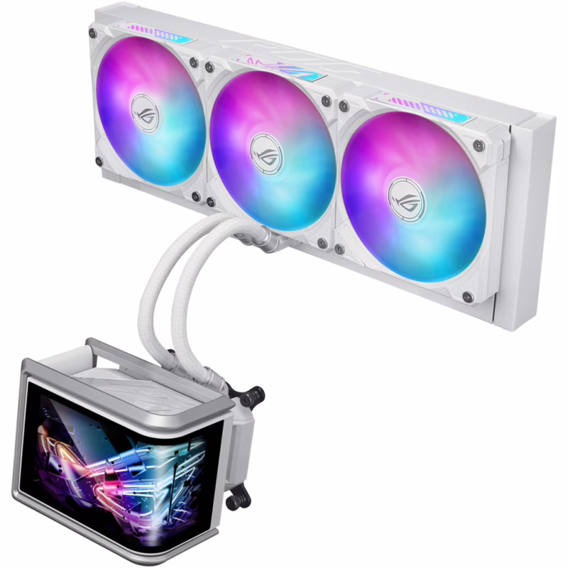 Система рідинного охолодження ASUS ROG Ryuo IV SLC 360 ARGB White (90RC0152-B0EAY0)