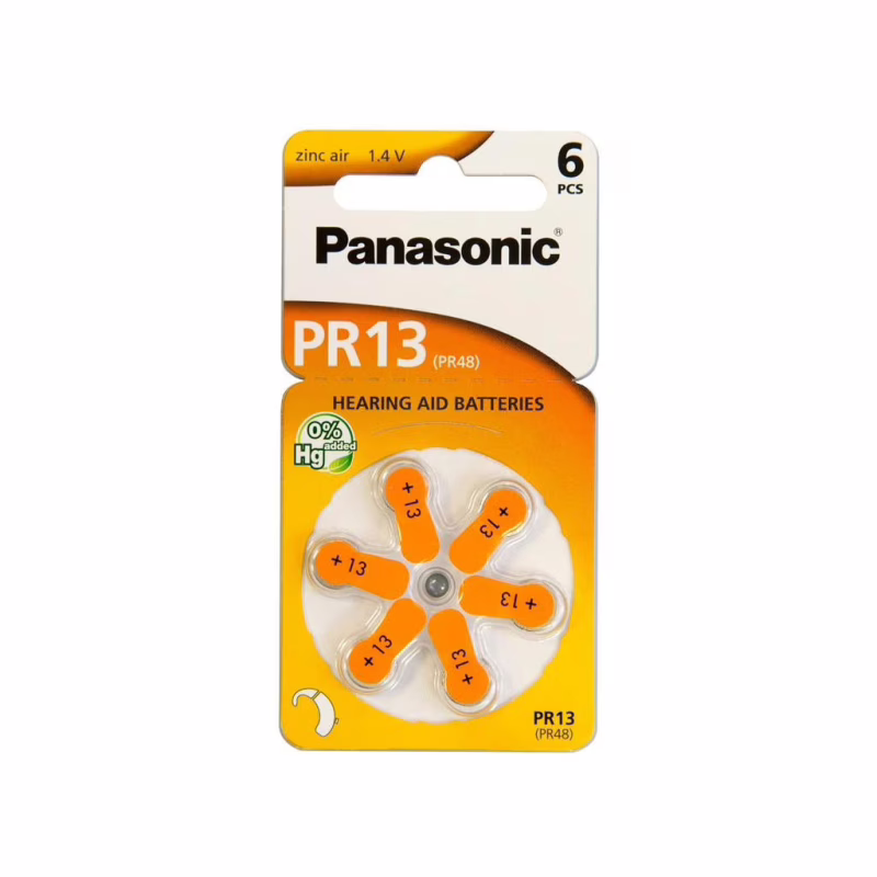 Батарейка Panasonic PR48 / PR13 (1.4V) * 6 (PR-13/6LB)
