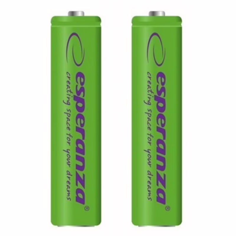Аккумулятор Esperanza AAA 1000mAh Ni-MH * 2 green (EZA101G)