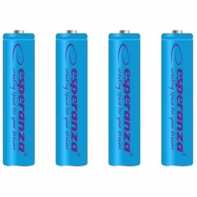 Аккумулятор Esperanza AAA 1000mAh Ni-MH * 4 blue (EZA102B)