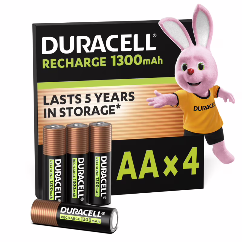 Аккумулятор Duracell AA HR6 1300mAh * 4 (5007324)