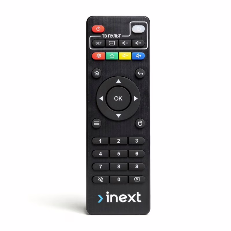 Універсальний пульт iNeXT до TV5/TV5 ultra/TV4/4K ultra/TV3/4K2 inext RCU inext (NXT-013)
