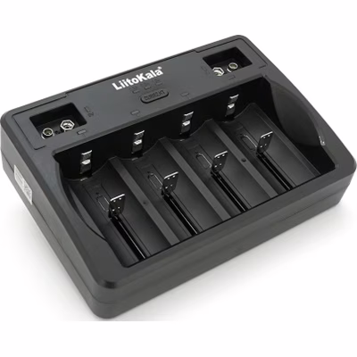Зарядний пристрій для акумуляторів Liitokala 4 Slots, Ni-MH/Ni-CdAA,AAA,C, Li-ion/IMR32650,21700,18650 (Lii-D4)