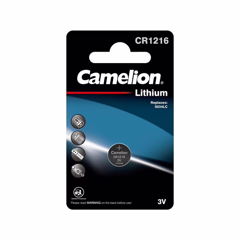 Батарейка Camelion CR 1216 Lithium * 1 (CR1216-BP1)